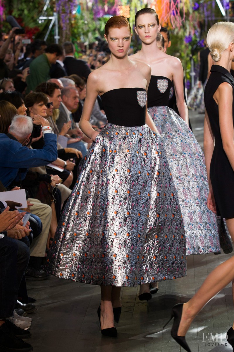 Anastasia Ivanova featured in  the Christian Dior fashion show for Spring/Summer 2014