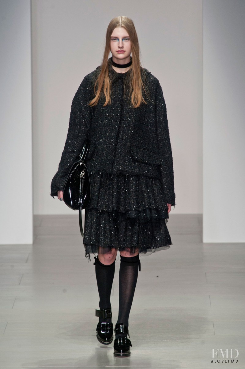 Ieva Palionyte featured in  the John Rocha fashion show for Autumn/Winter 2014
