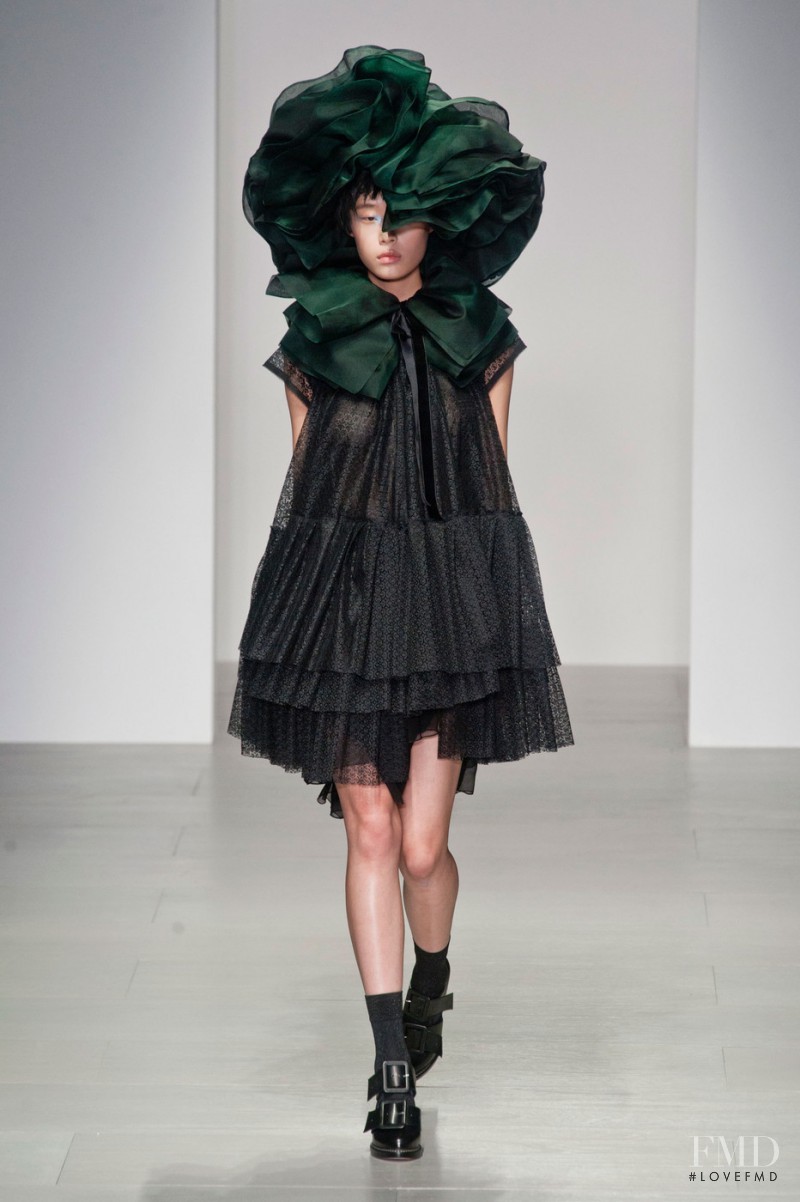 Meng Meng Wei featured in  the John Rocha fashion show for Autumn/Winter 2014