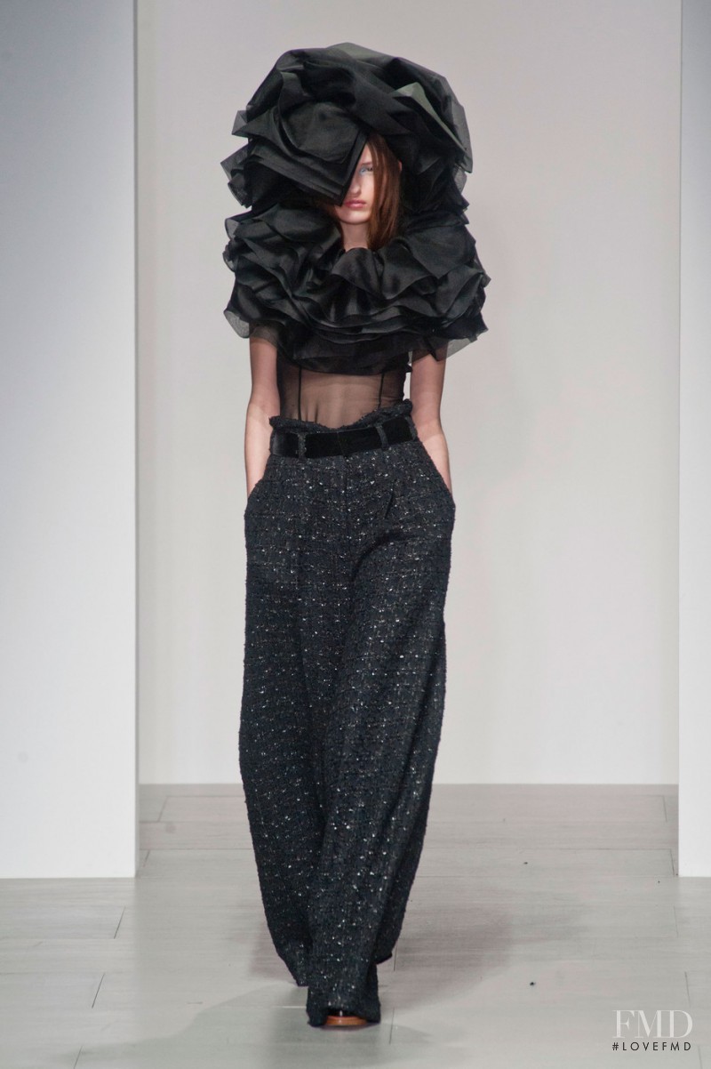 Zoe Huxford featured in  the John Rocha fashion show for Autumn/Winter 2014