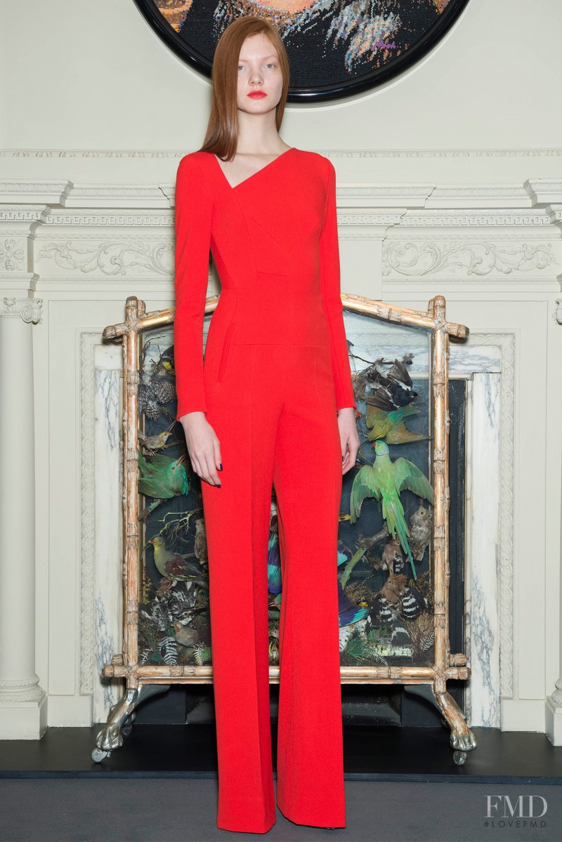 Roland Mouret fashion show for Pre-Fall 2015