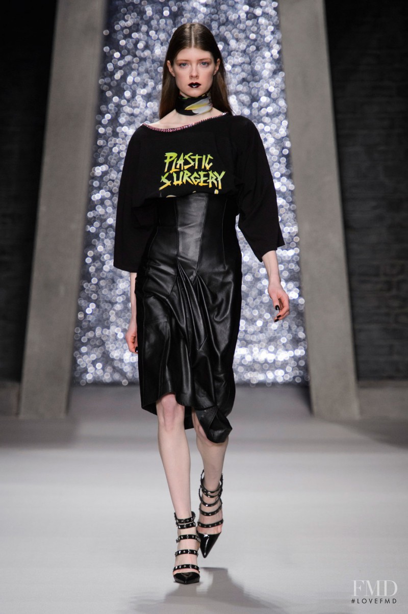 Jessica Burley featured in  the Ashley Williams fashion show for Autumn/Winter 2015