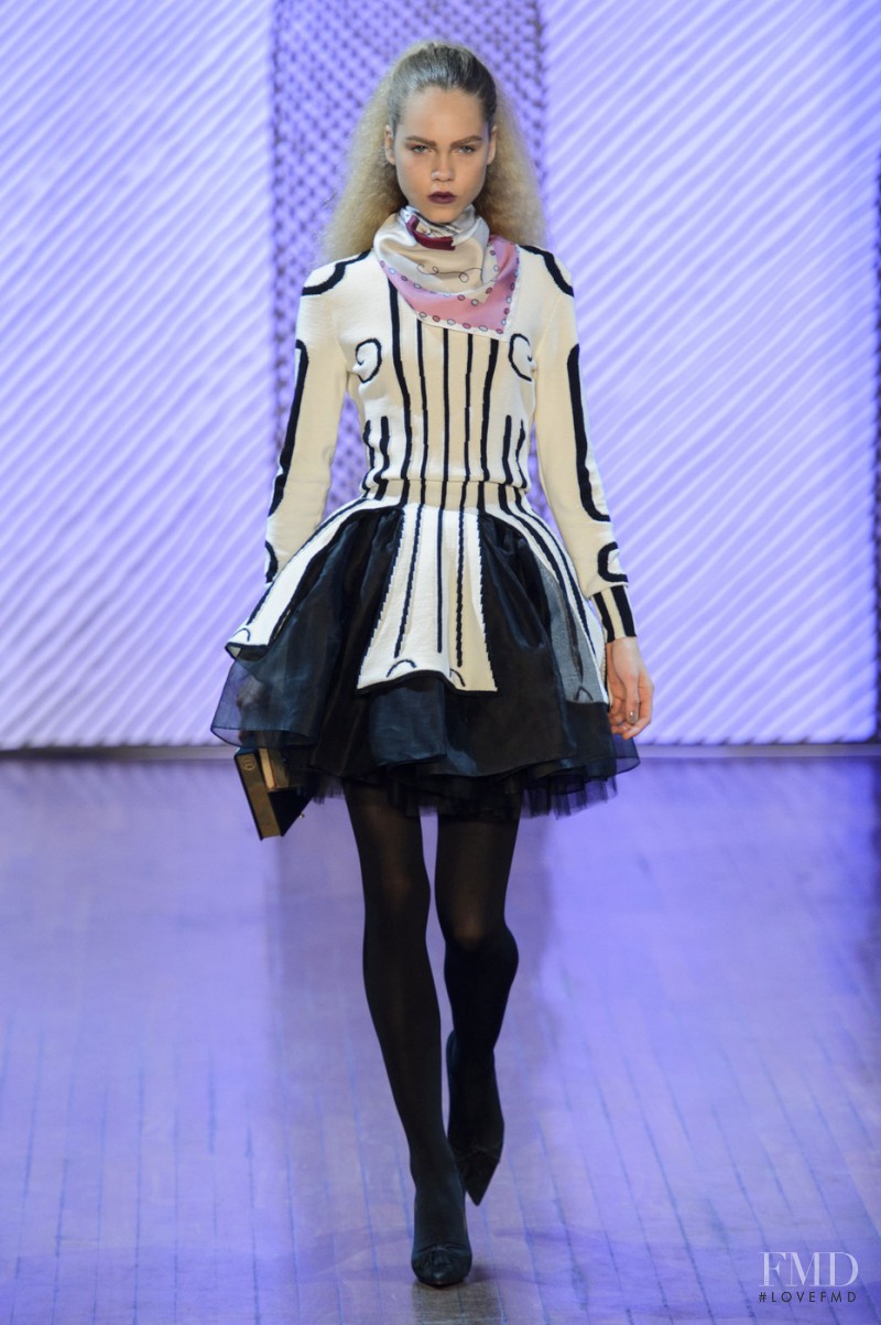 Tuva Alfredsson Mellbert featured in  the Olympia Le-Tan fashion show for Autumn/Winter 2015