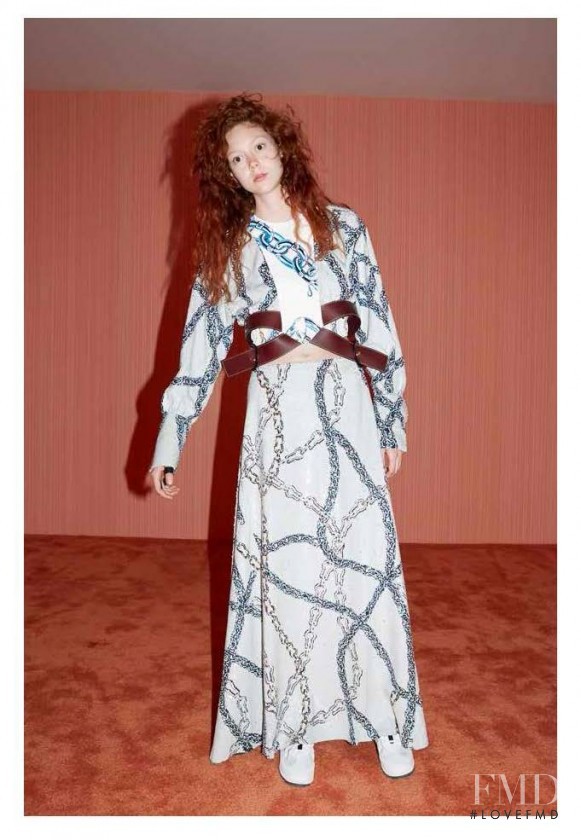 Natalie Westling featured in  the Louis Vuitton lookbook for Resort 2016