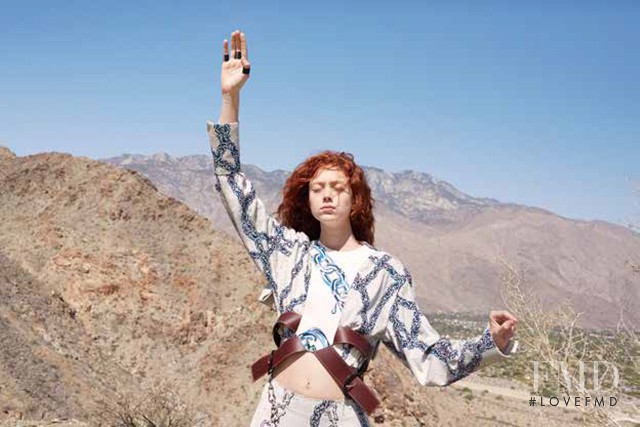 Natalie Westling featured in  the Louis Vuitton lookbook for Resort 2016