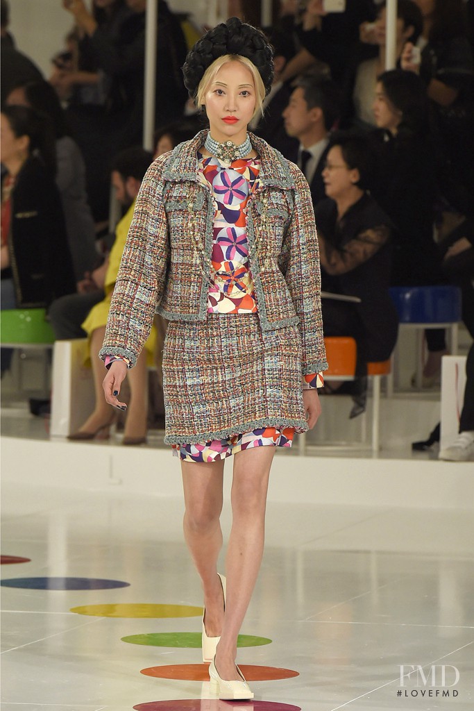 Soo Joo Park featured in  the Chanel fashion show for Resort 2016