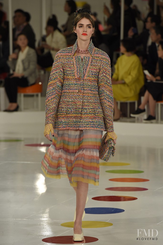 Vanessa Moody featured in  the Chanel fashion show for Resort 2016