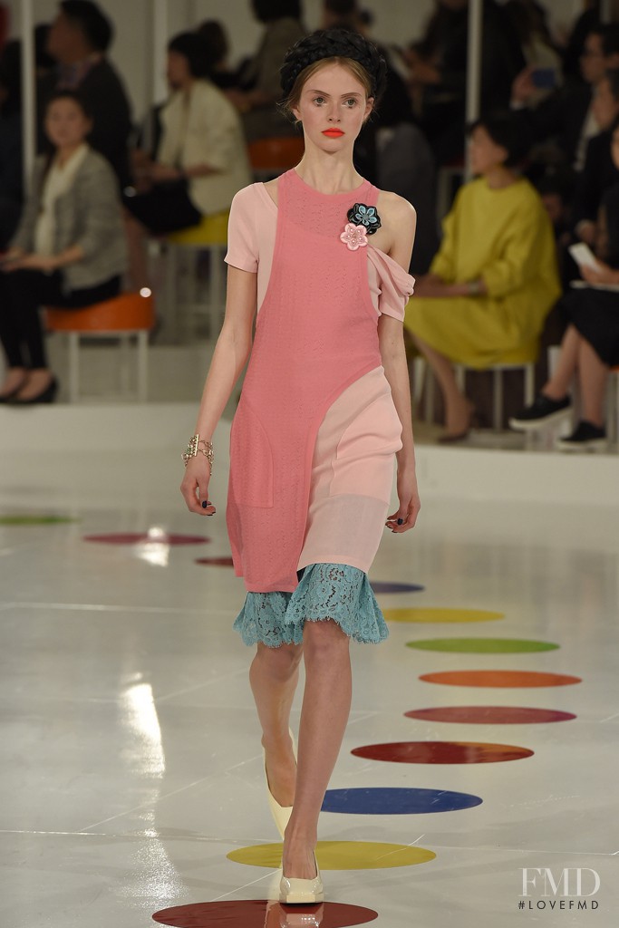 Avery Blanchard featured in  the Chanel fashion show for Resort 2016