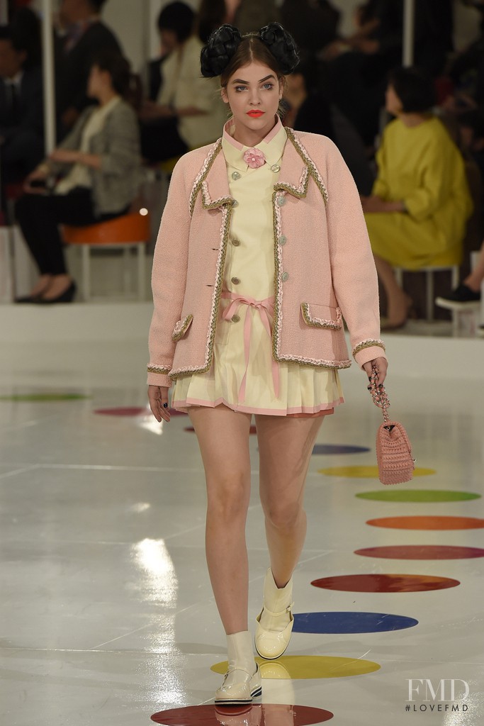 Barbara Palvin featured in  the Chanel fashion show for Resort 2016