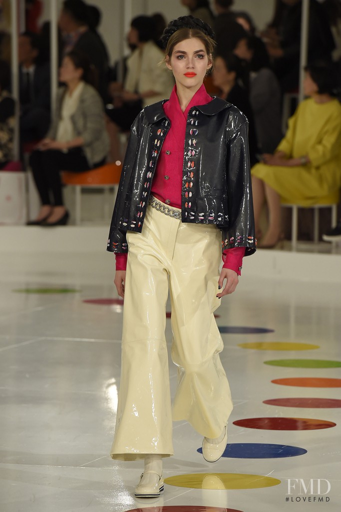 Valery Kaufman featured in  the Chanel fashion show for Resort 2016