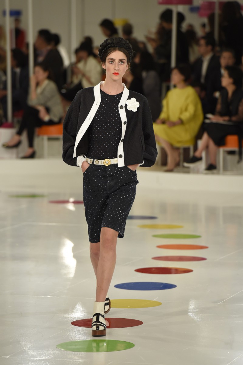 Cristina Herrmann featured in  the Chanel fashion show for Resort 2016