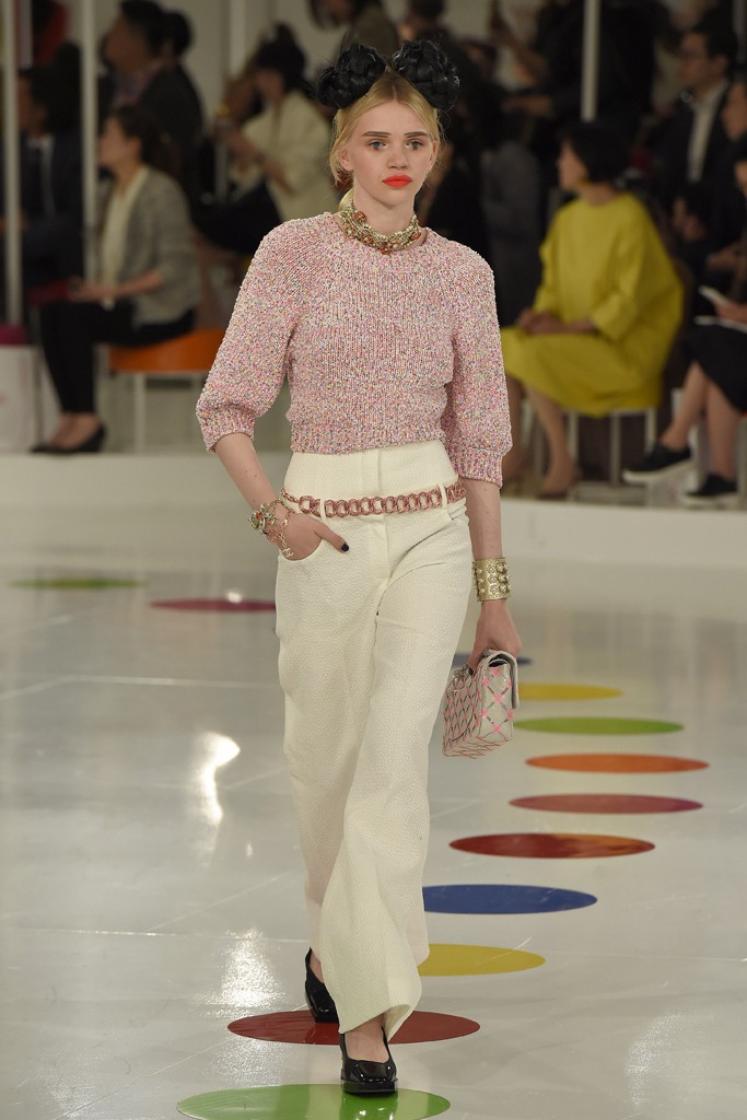 Stella Lucia featured in  the Chanel fashion show for Resort 2016