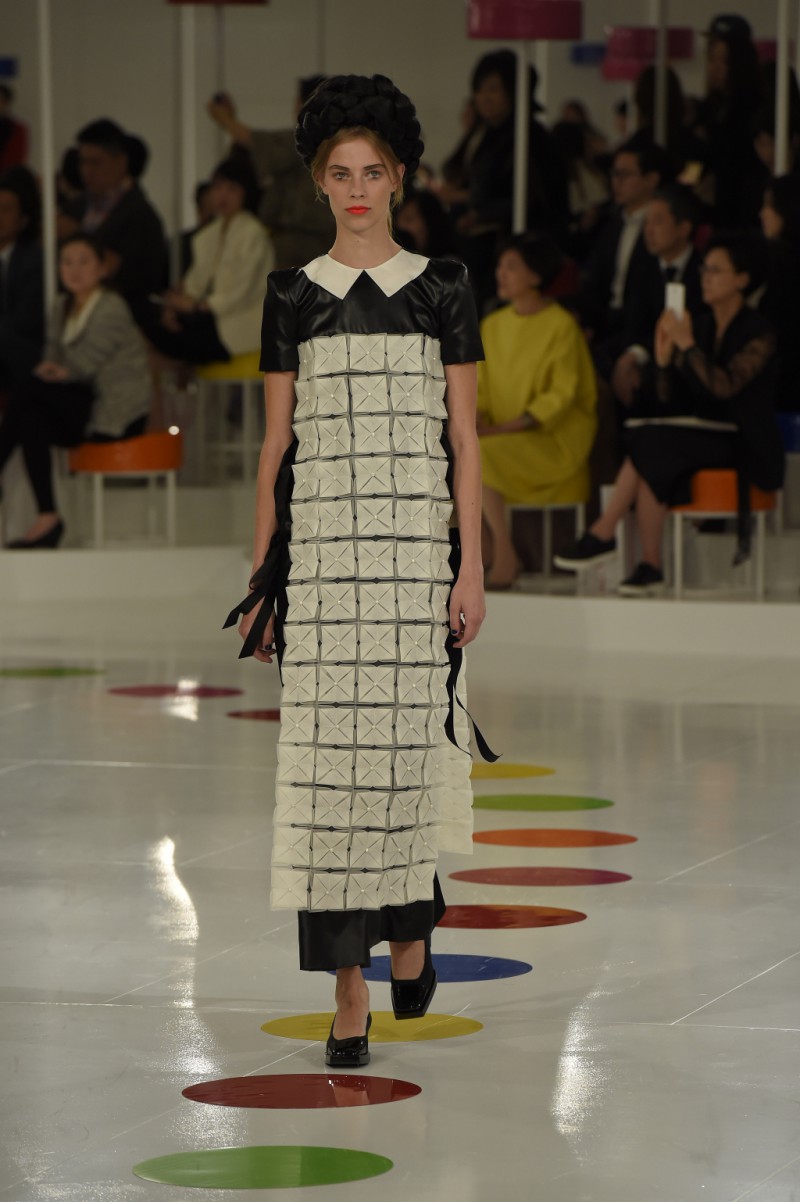 Lexi Boling featured in  the Chanel fashion show for Resort 2016