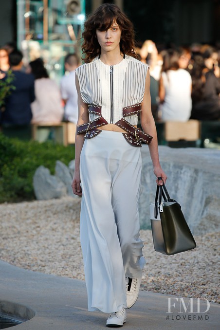 Lorelle Rayner featured in  the Louis Vuitton fashion show for Resort 2016