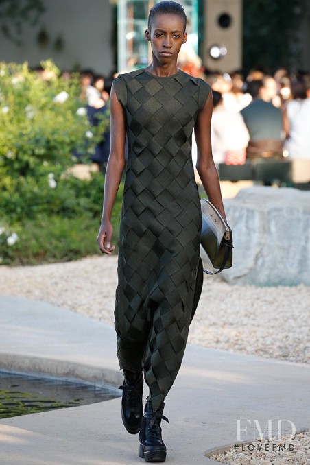 Viviane Oliveira featured in  the Louis Vuitton fashion show for Resort 2016