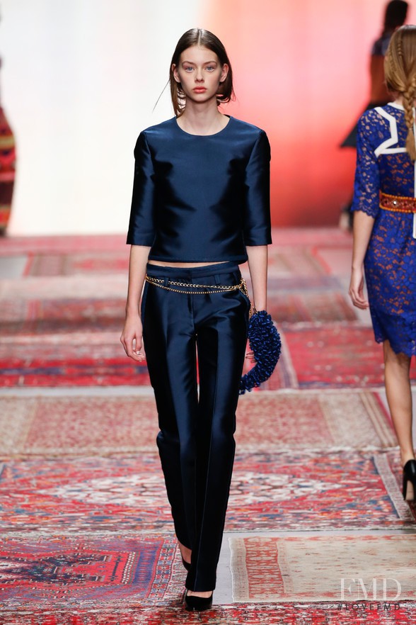 Lauren de Graaf featured in  the Claes Iversen fashion show for Autumn/Winter 2015