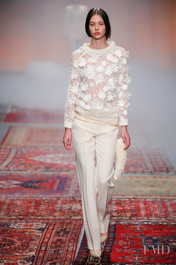 Lauren de Graaf featured in  the Claes Iversen fashion show for Autumn/Winter 2015