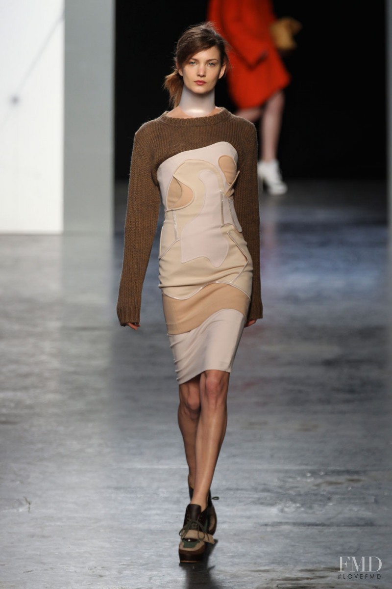 Nadine Ponce featured in  the Acne Studios fashion show for Autumn/Winter 2012
