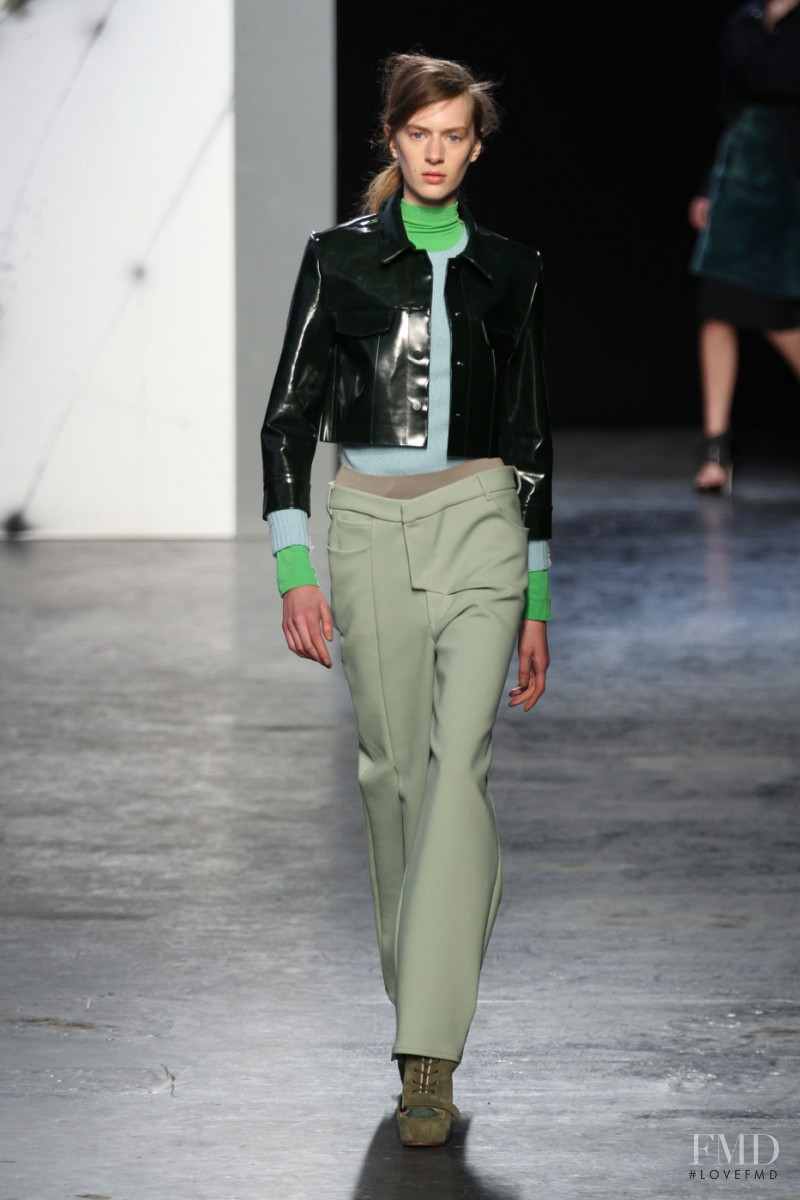 Carla Gebhart featured in  the Acne Studios fashion show for Autumn/Winter 2012