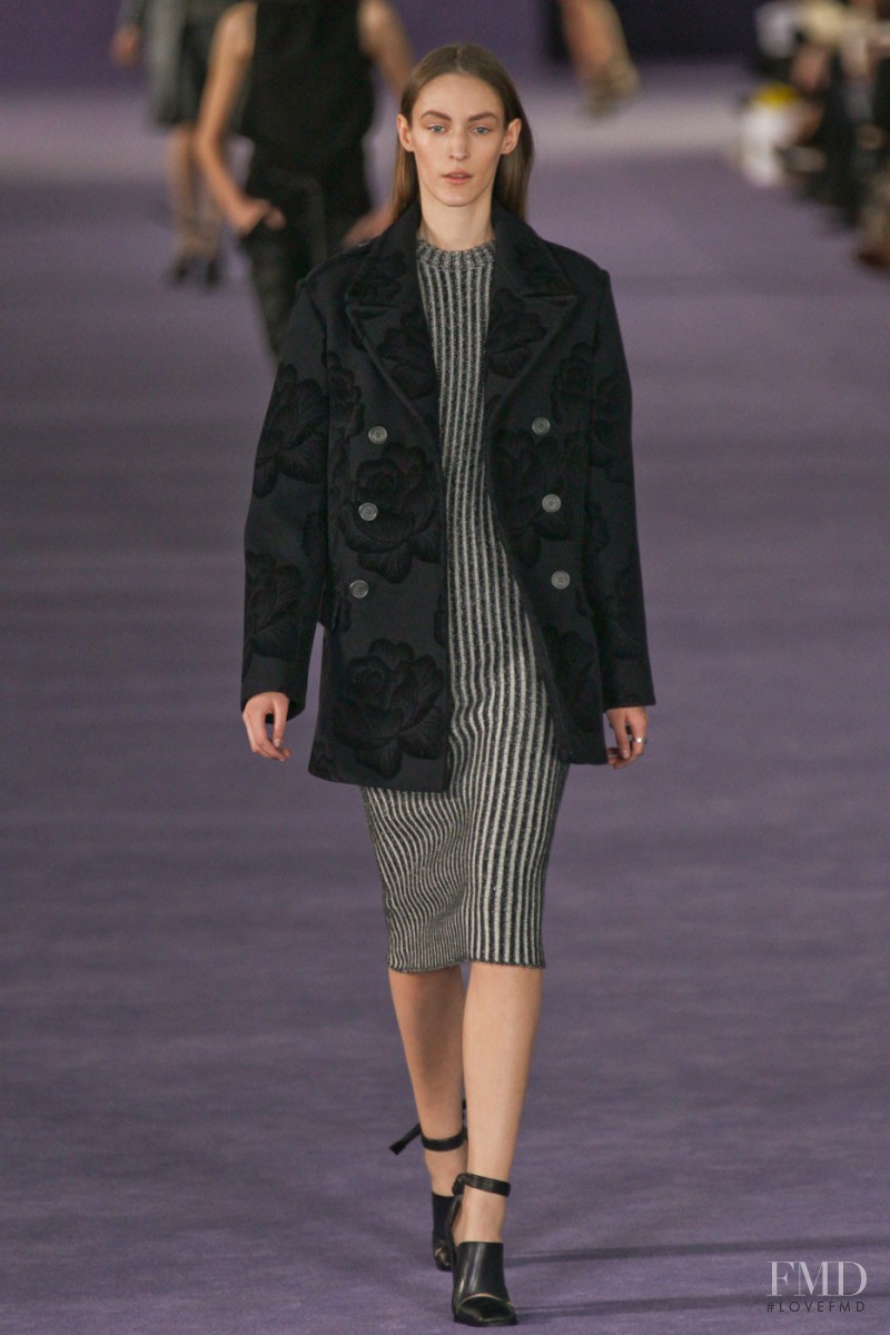 Franzi Mueller featured in  the Christopher Kane fashion show for Autumn/Winter 2012