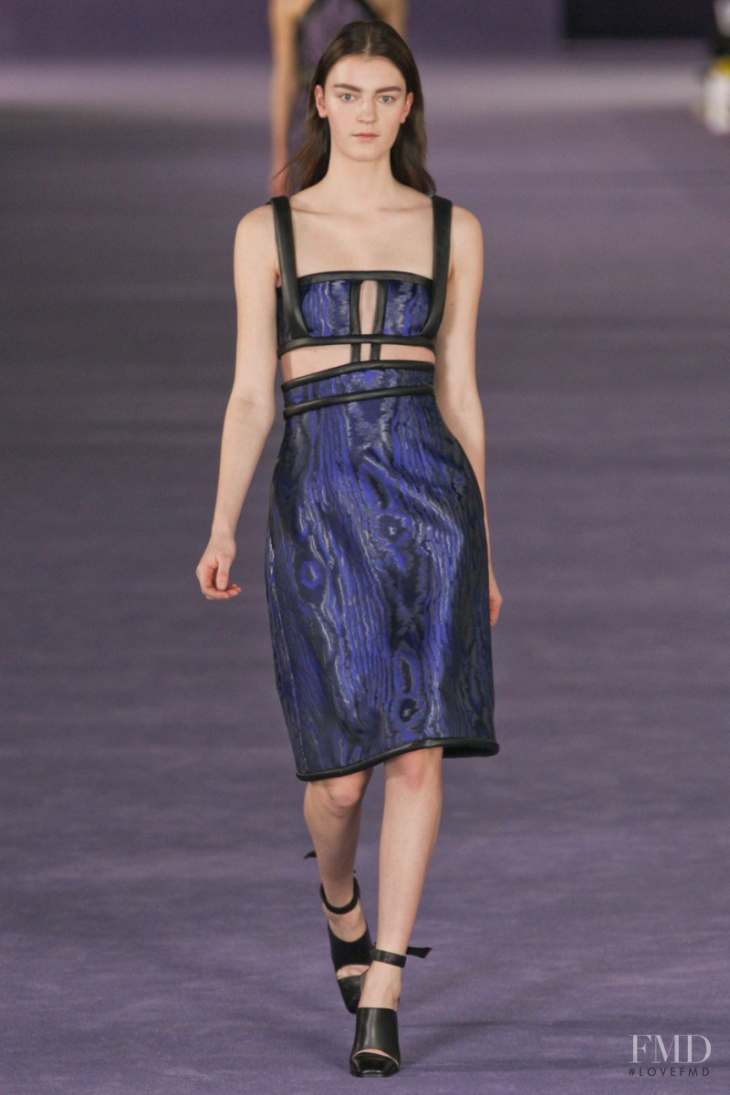 Laura Kampman featured in  the Christopher Kane fashion show for Autumn/Winter 2012