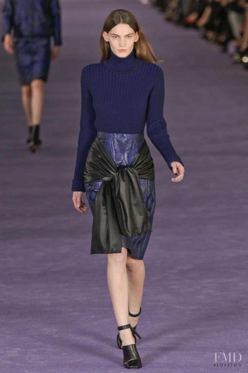 Lena Hardt featured in  the Christopher Kane fashion show for Autumn/Winter 2012