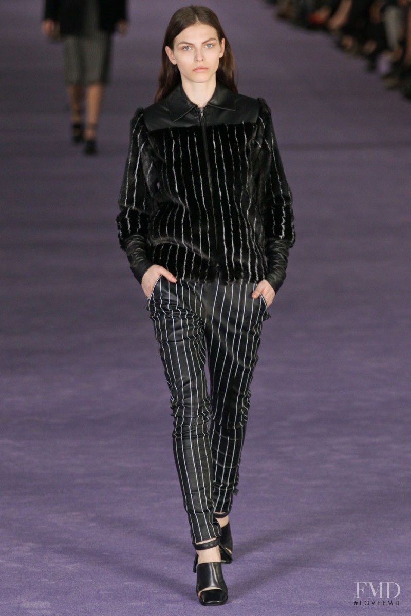 Karlina Caune featured in  the Christopher Kane fashion show for Autumn/Winter 2012