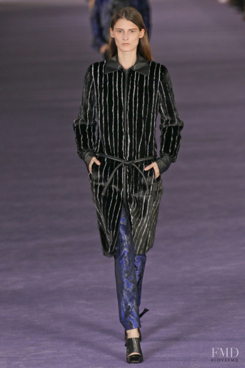 Marie Piovesan featured in  the Christopher Kane fashion show for Autumn/Winter 2012
