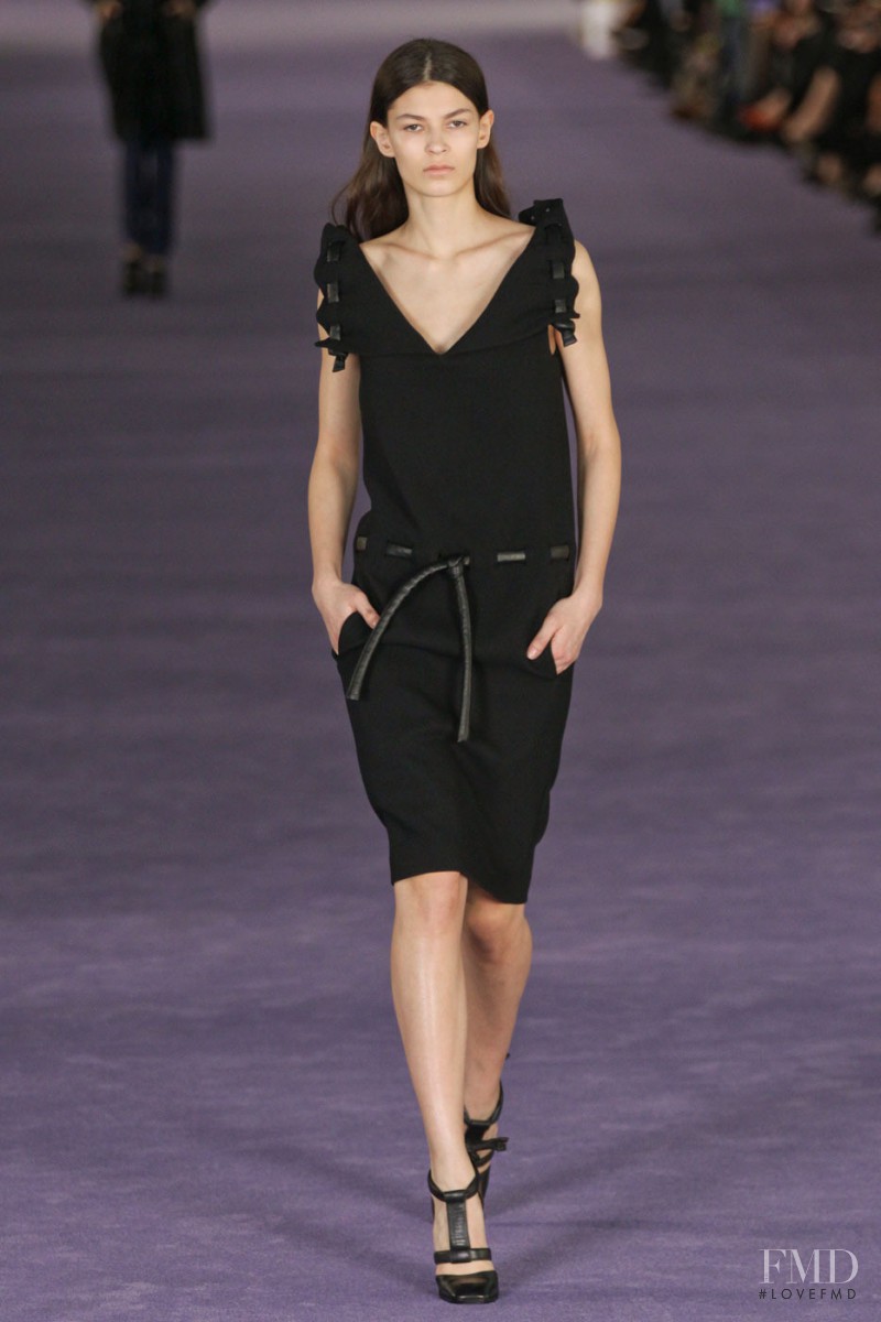 Emilia Nawarecka featured in  the Christopher Kane fashion show for Autumn/Winter 2012