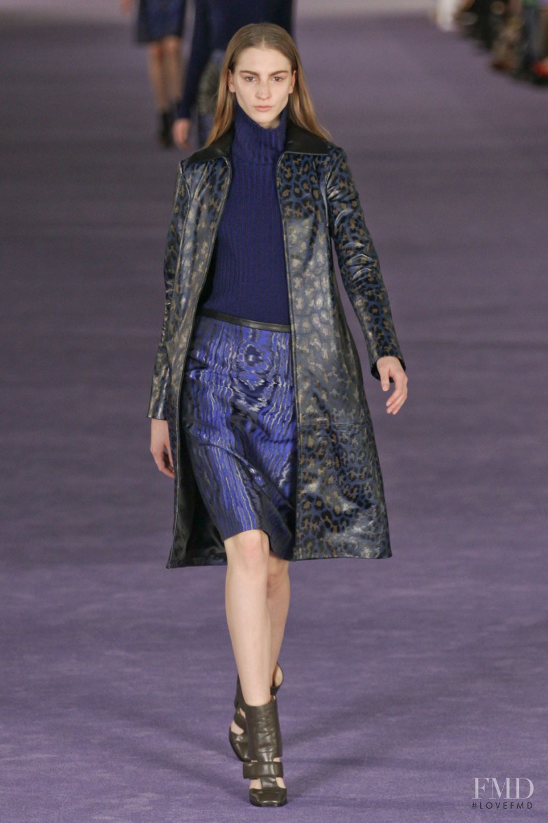Rosanna Georgiou featured in  the Christopher Kane fashion show for Autumn/Winter 2012