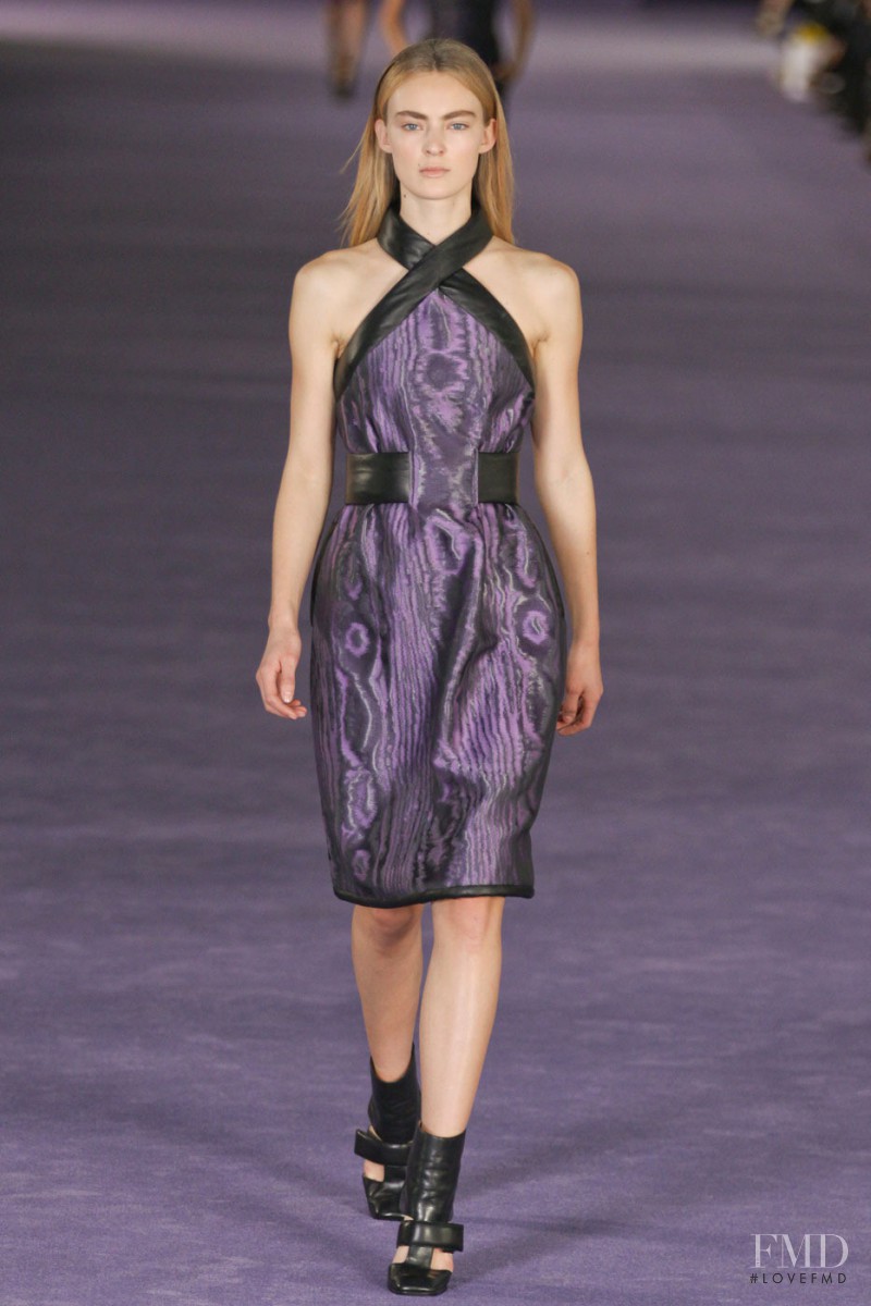 Ymre Stiekema featured in  the Christopher Kane fashion show for Autumn/Winter 2012