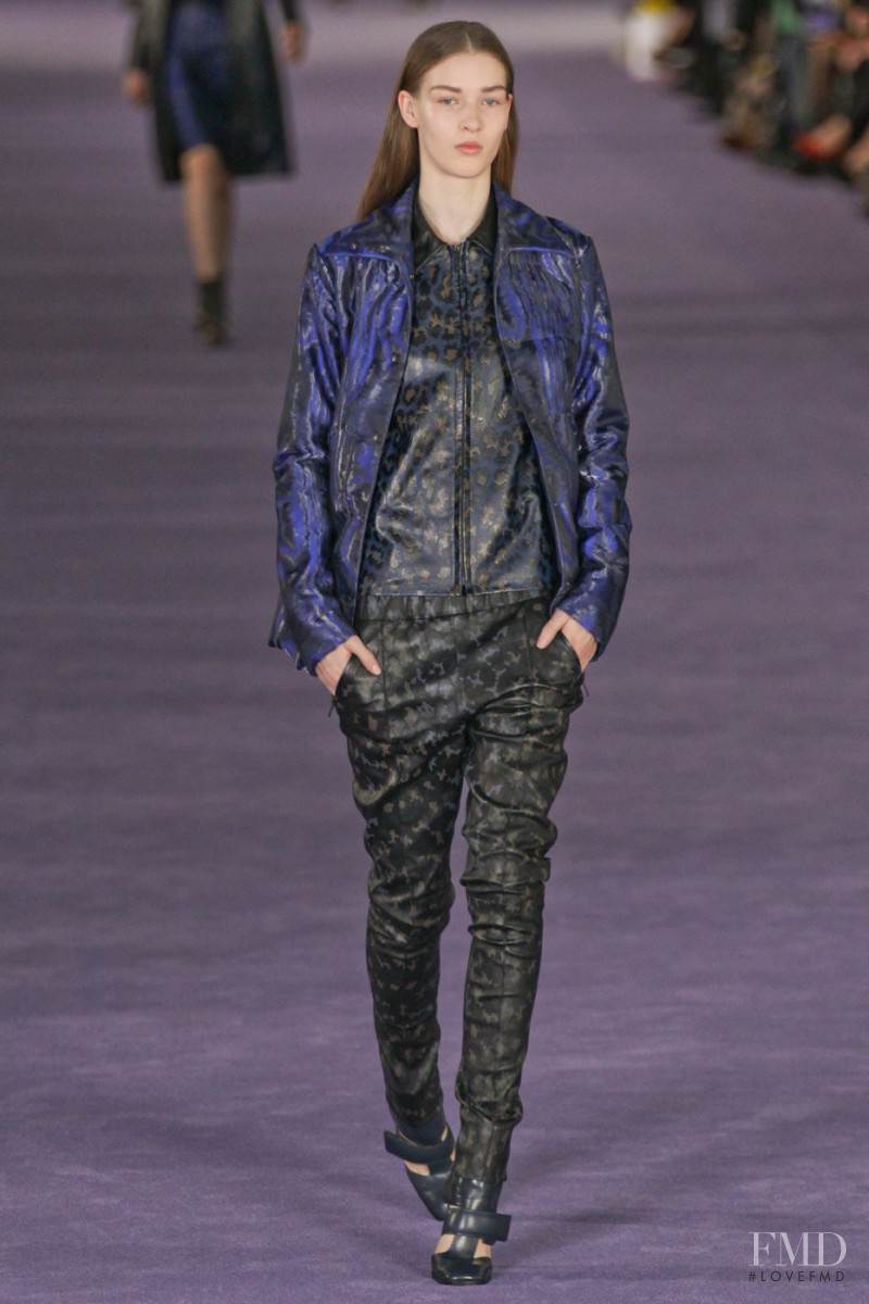 Elena Bartels featured in  the Christopher Kane fashion show for Autumn/Winter 2012
