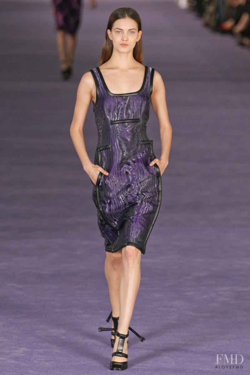 Nadine Ponce featured in  the Christopher Kane fashion show for Autumn/Winter 2012