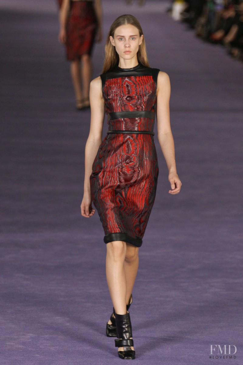 Marike Le Roux featured in  the Christopher Kane fashion show for Autumn/Winter 2012