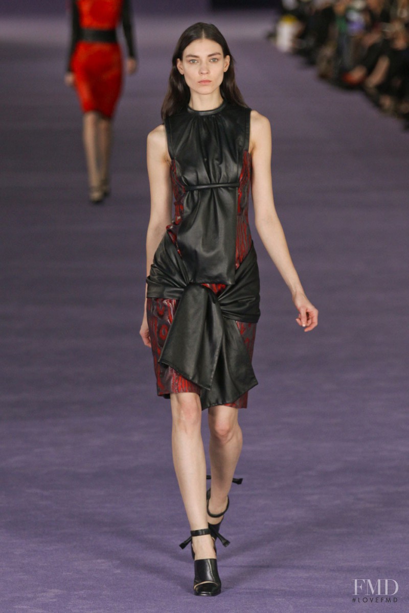 Kati Nescher featured in  the Christopher Kane fashion show for Autumn/Winter 2012