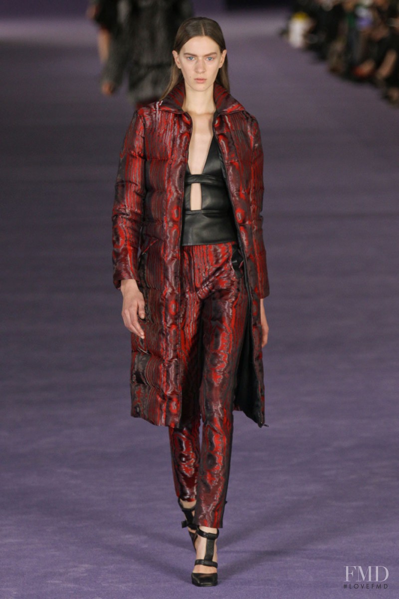 Carla Gebhart featured in  the Christopher Kane fashion show for Autumn/Winter 2012