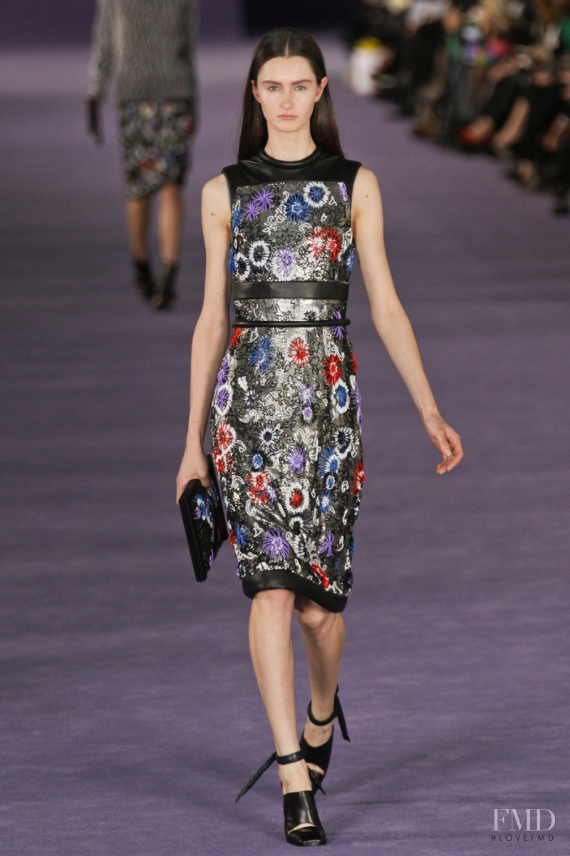 Mackenzie Drazan featured in  the Christopher Kane fashion show for Autumn/Winter 2012