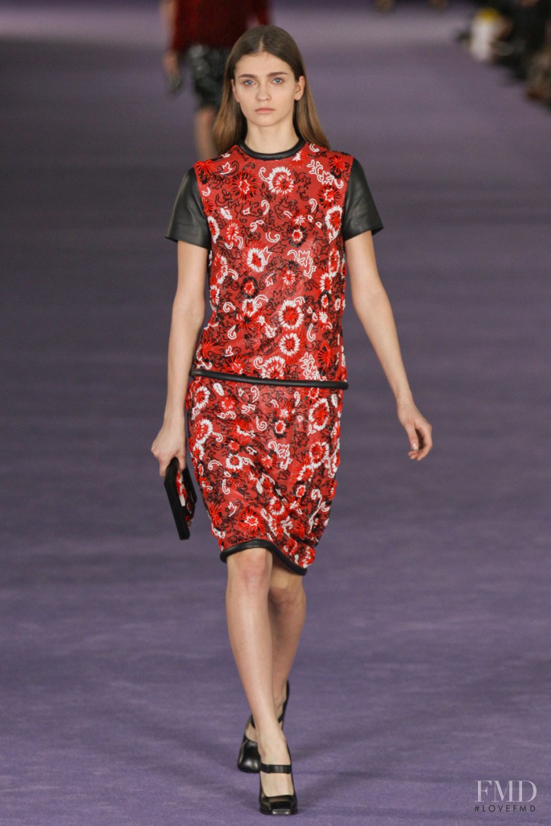 Ella Kandyba featured in  the Christopher Kane fashion show for Autumn/Winter 2012