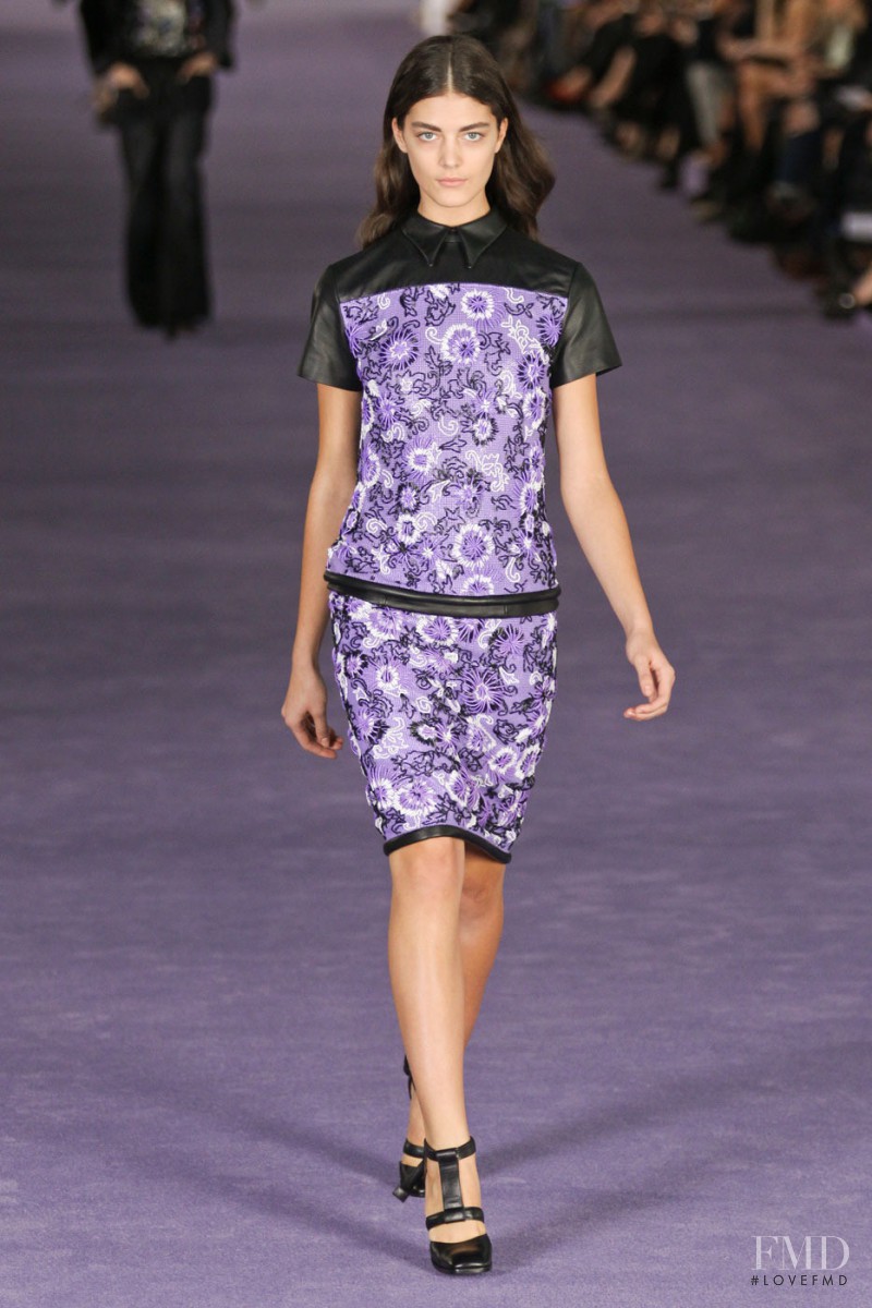 Katryn Kruger featured in  the Christopher Kane fashion show for Autumn/Winter 2012