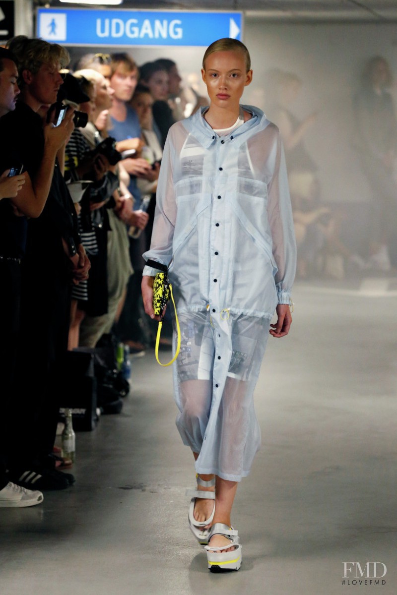 Anna Sophie Conradsen featured in  the Wali Mohammed Barrech fashion show for Spring/Summer 2015