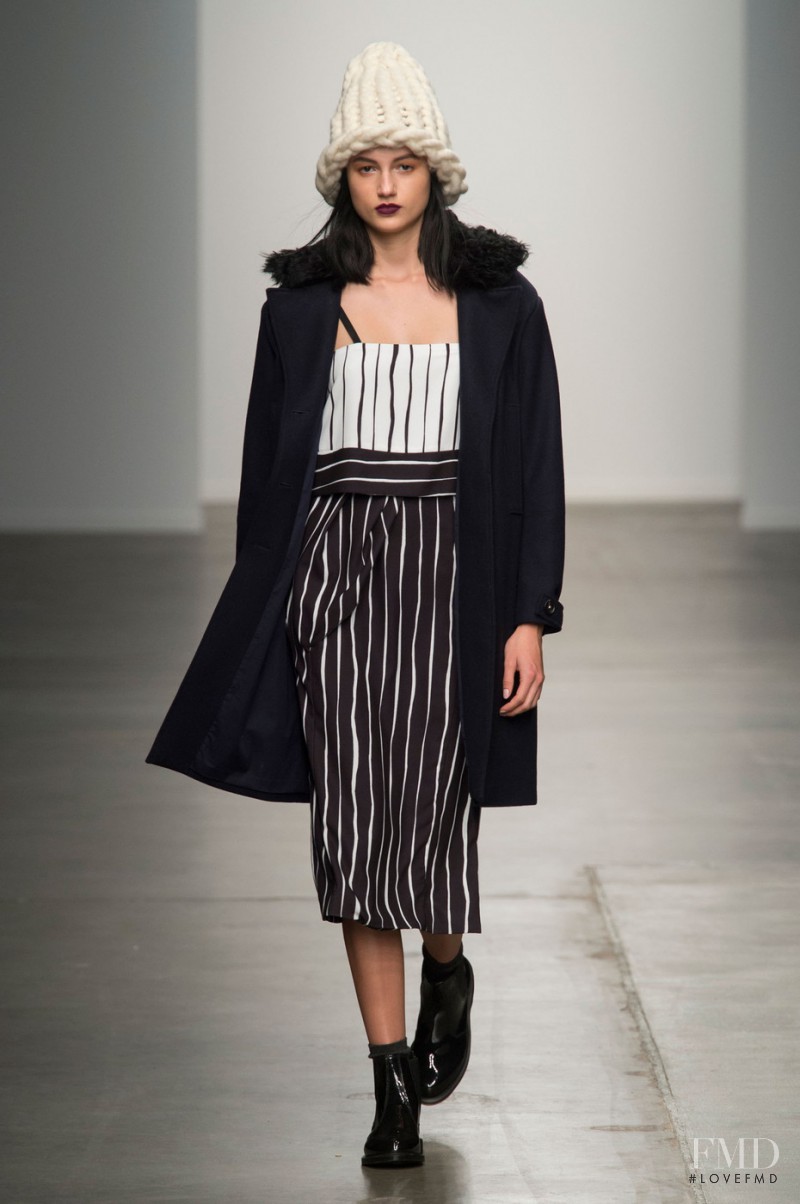Bruna Ludtke featured in  the Timo Weiland fashion show for Autumn/Winter 2015
