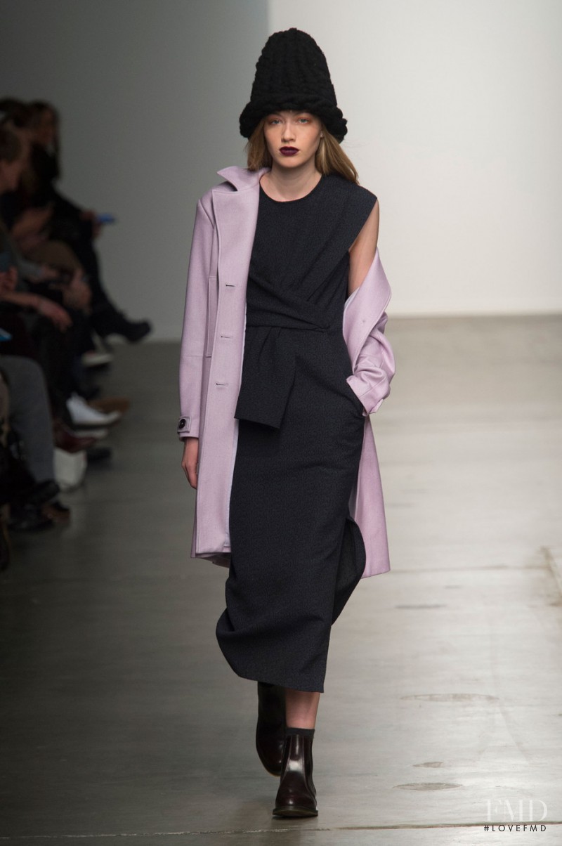 Anna Sophie Conradsen featured in  the Timo Weiland fashion show for Autumn/Winter 2015