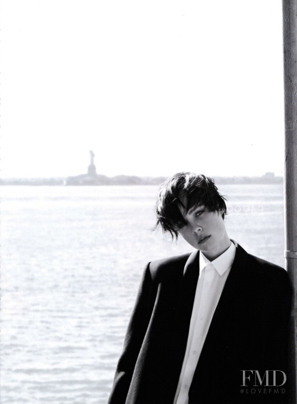 Edie Campbell featured in  the Sandro advertisement for Autumn/Winter 2013