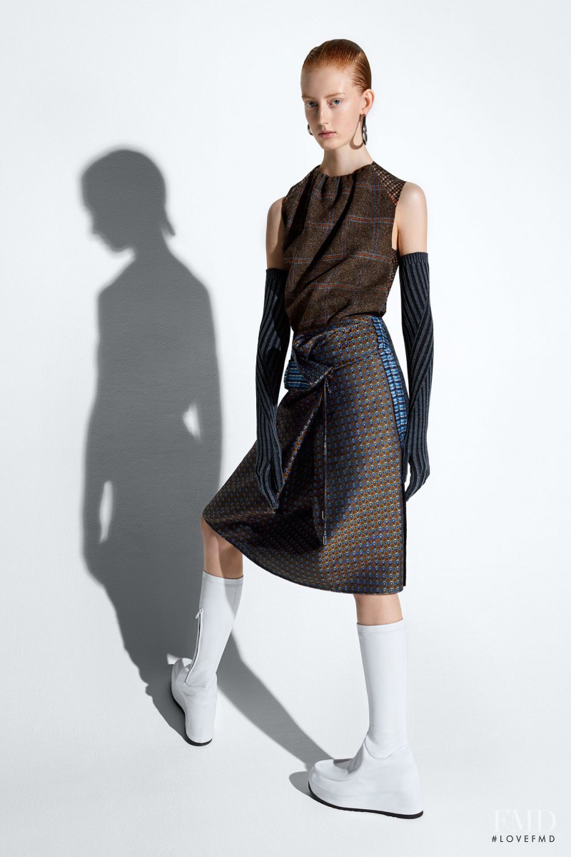 Laura Hagested featured in  the Acne Studios lookbook for Pre-Fall 2015