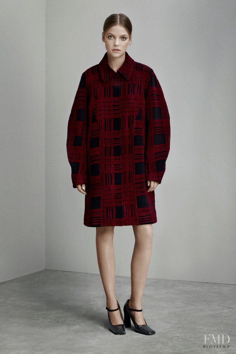 Roos Abels featured in  the Mary Katrantzou lookbook for Pre-Fall 2015