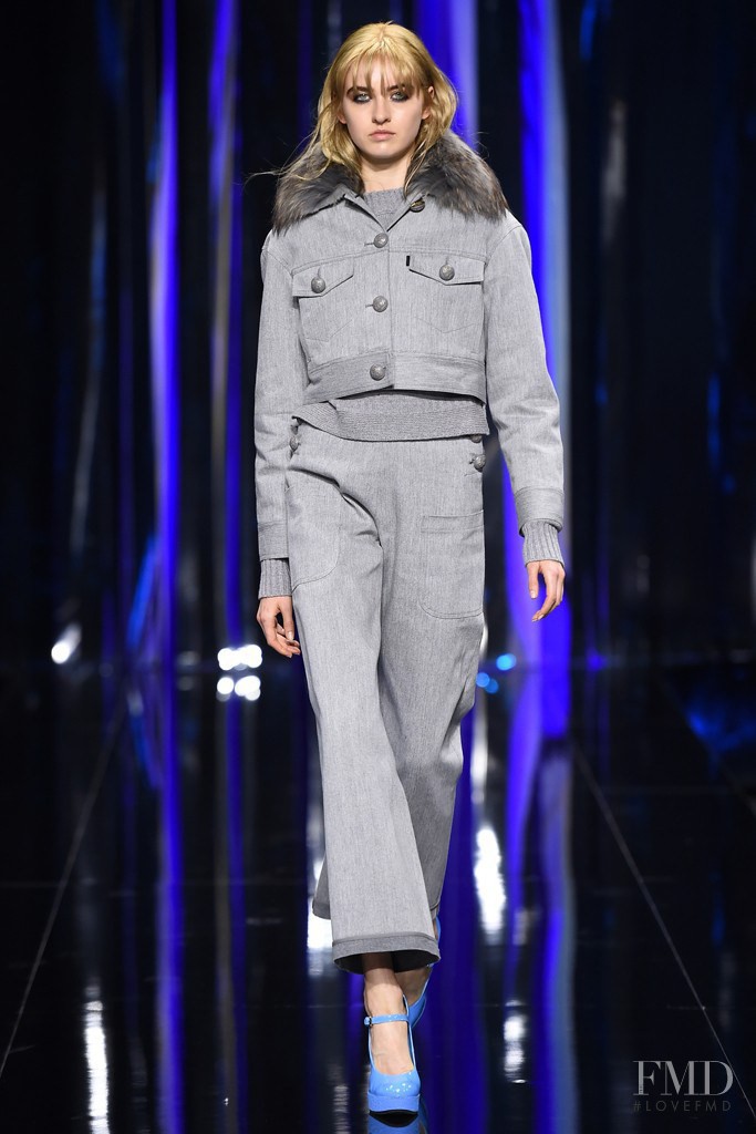 Kelsey Soles featured in  the Hogan fashion show for Autumn/Winter 2015