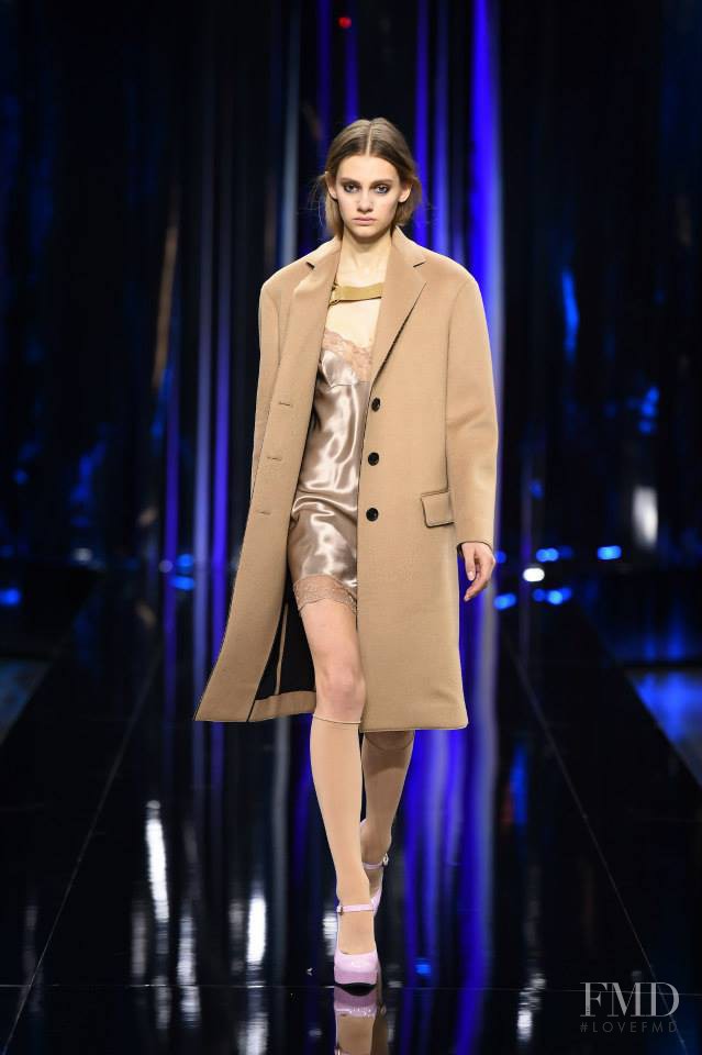 Eva Saadi Schimmel featured in  the Hogan fashion show for Autumn/Winter 2015