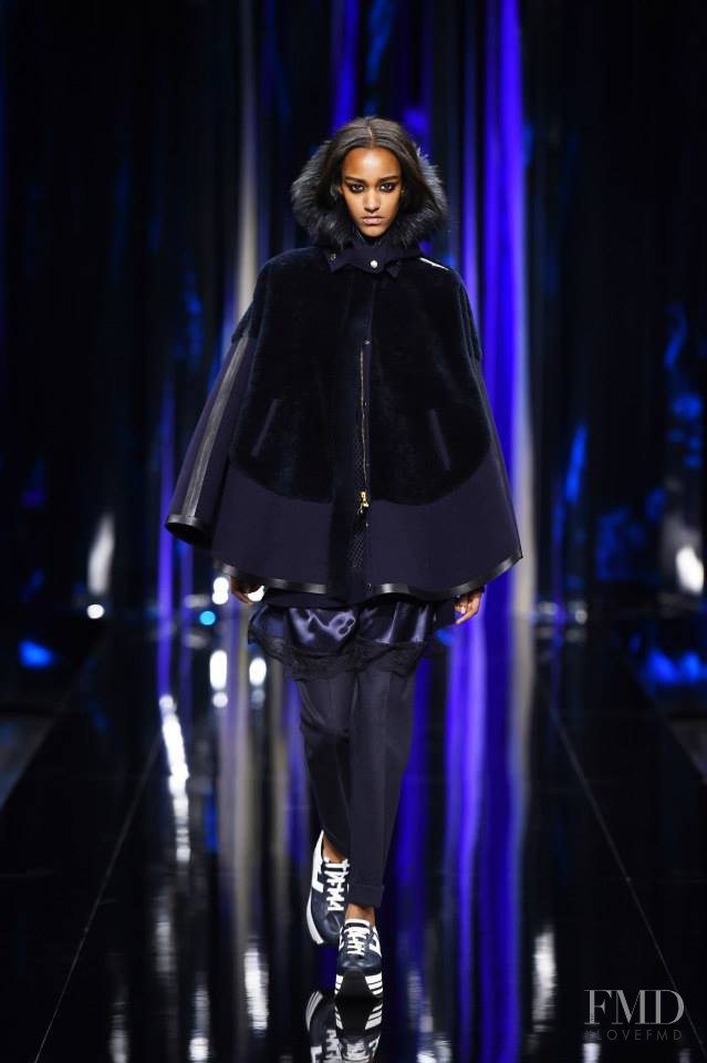 Muna Mahamed featured in  the Hogan fashion show for Autumn/Winter 2015