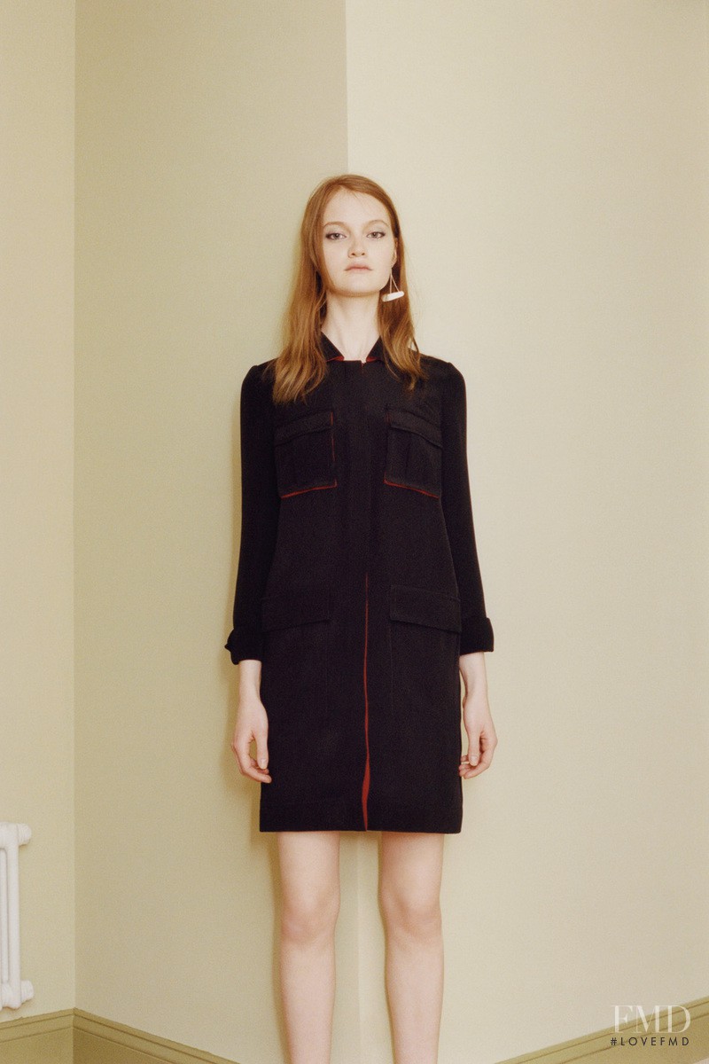 Mia Gruenwald featured in  the Victoria by Victoria Beckham lookbook for Autumn/Winter 2015