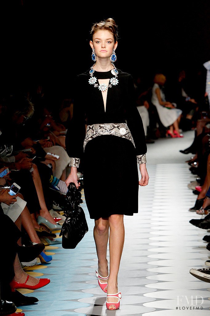 Willow Hand featured in  the Miu Miu fashion show for Autumn/Winter 2015